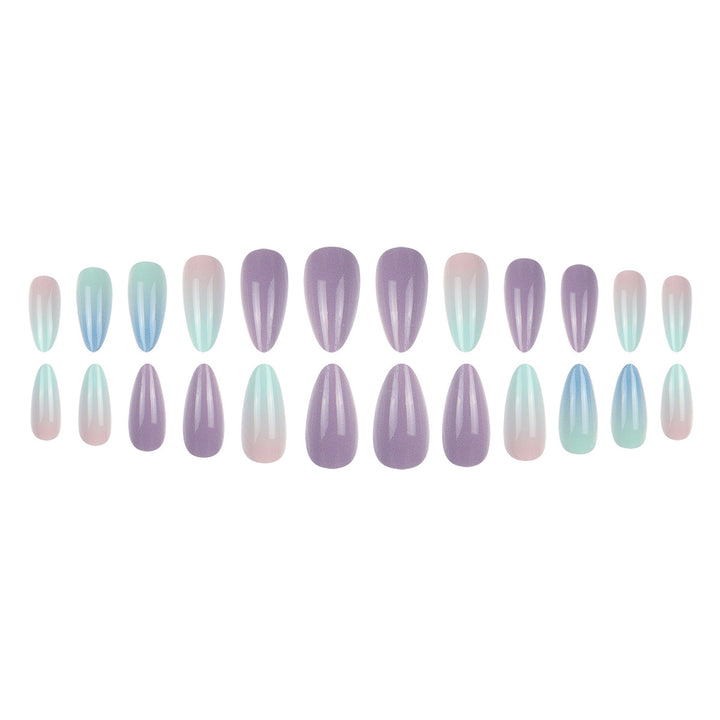 Ombre Gradient Ballerina Press-On Nails Bowlift