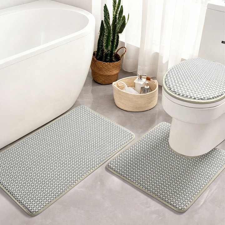 Non-Slip Bathroom Mat Set