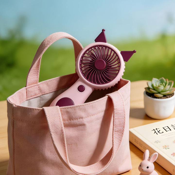 Women portable USB hand fan Bowlift