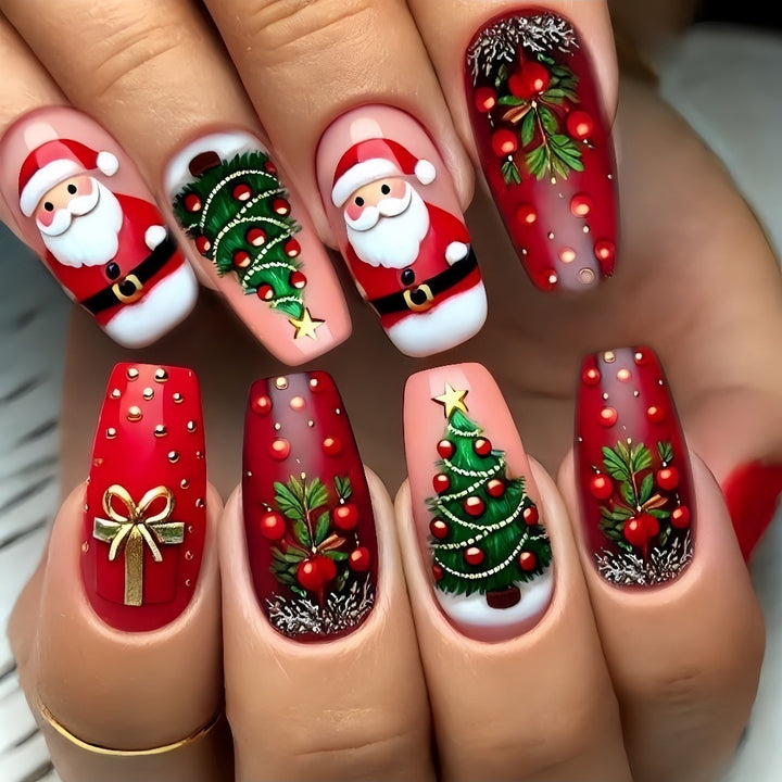 Christmas Art Nails Bowlift