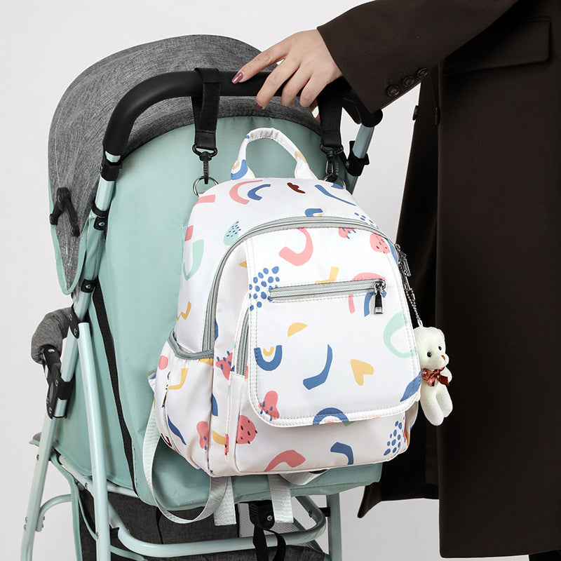 Stylish Lightweight Artistic Print Backpack Bowlift