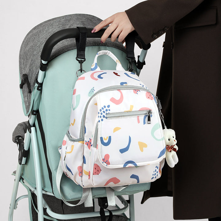 Stylish Lightweight Artistic Print Backpack Bowlift