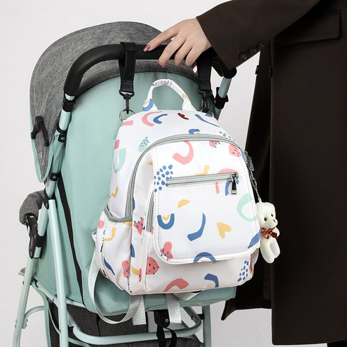 Stylish Lightweight Artistic Print Backpack Bowlift