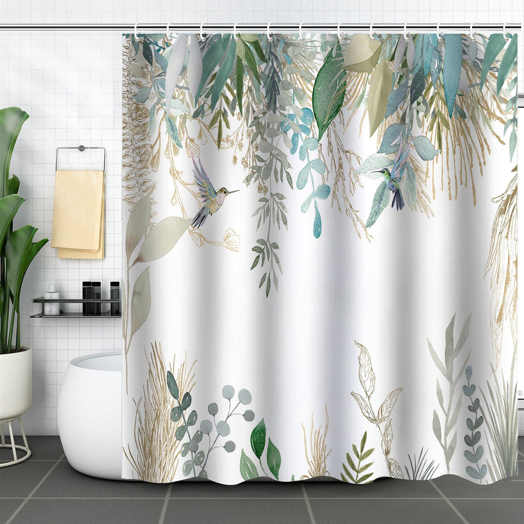 Nature-Inspired Shower Curtain Bowlift