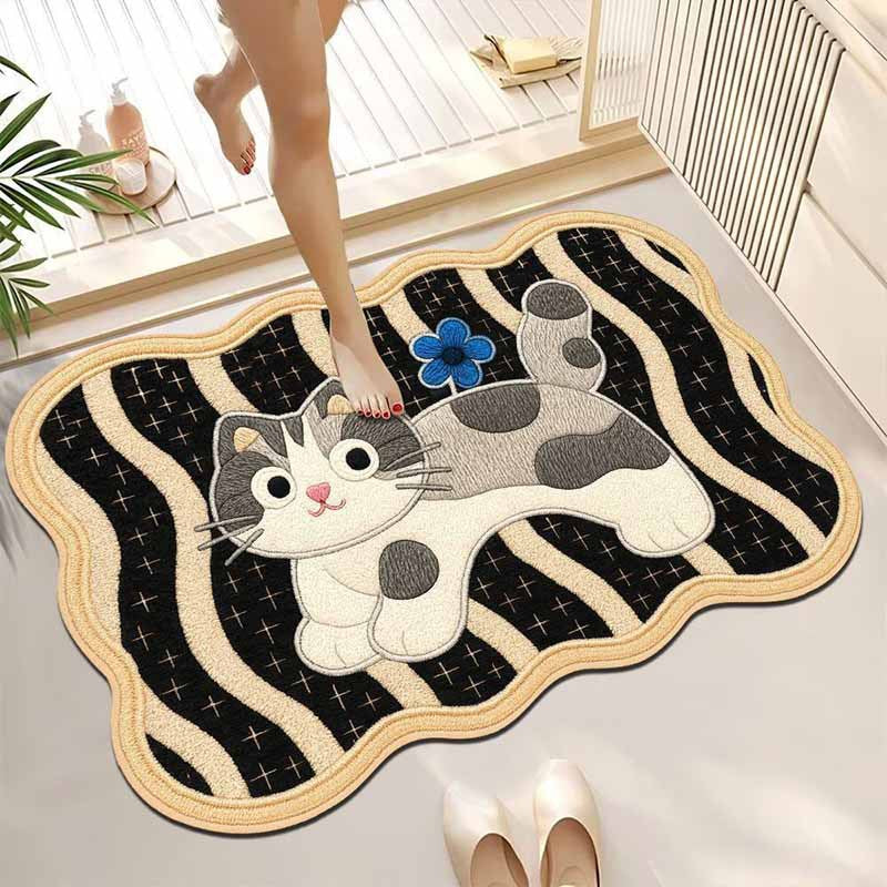 Playful Pet-Themed Entrance Mat