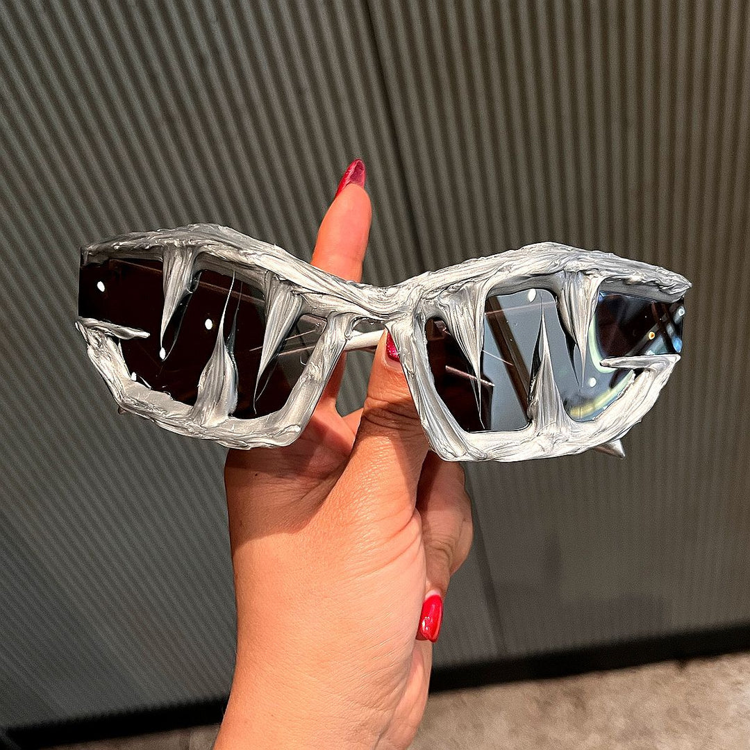 Women's Futuristic Sport Sunglasses with Extraordinary Unicorn Design Bowlift