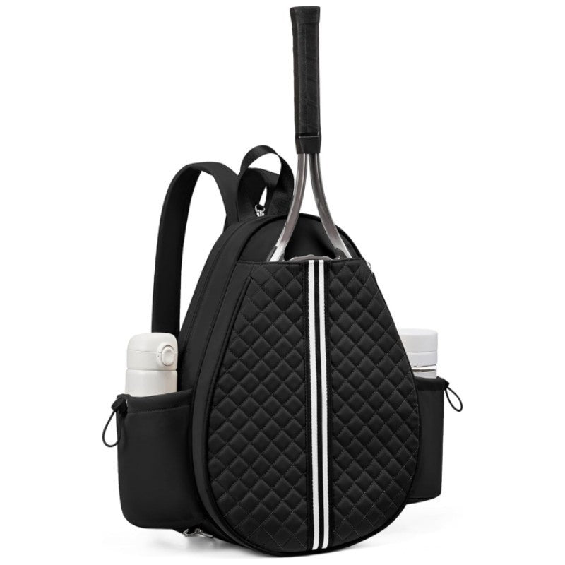 Quilted Tennis Backpack Bowlift