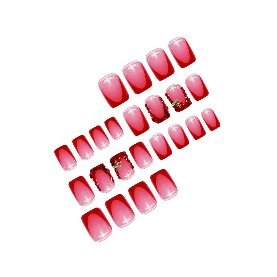 Artistic Rhinestone-Embellished Nail Enhancements Bowlift