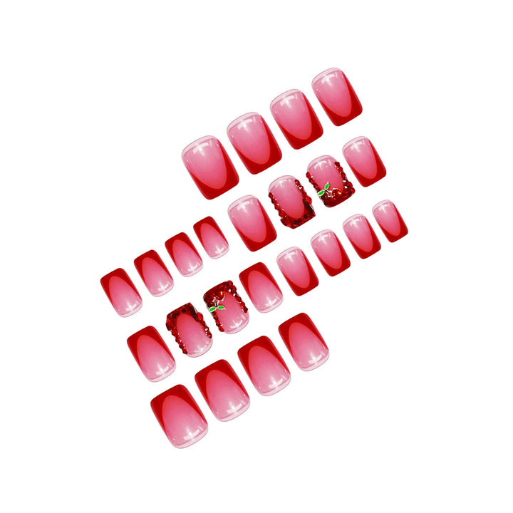 Artistic Rhinestone-Embellished Nail Enhancements Bowlift