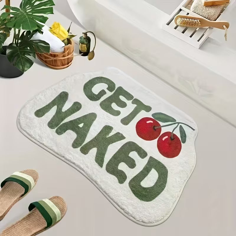 Bow-Shaped Decorative Bath Mat