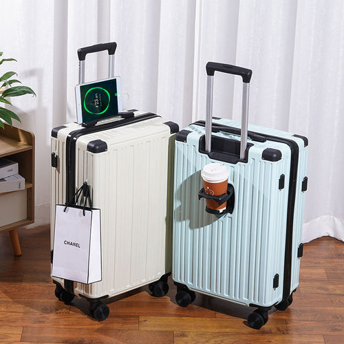 Unisex Smooth-Rolling Lightweight Hard-Shell Carry-On Luggage Bowlift