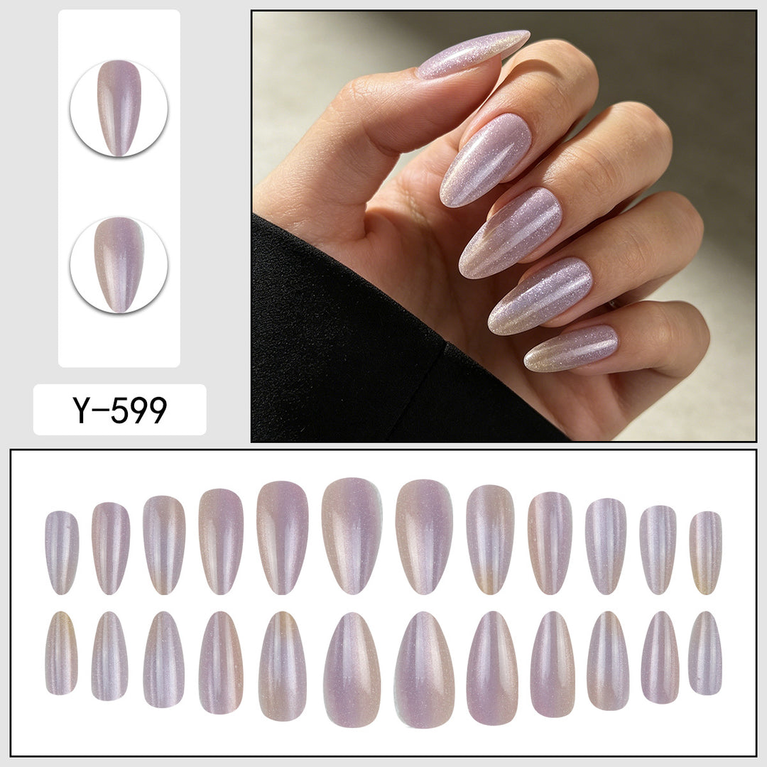 Sparkling Ombre Stiletto Press-On Nails Bowlift