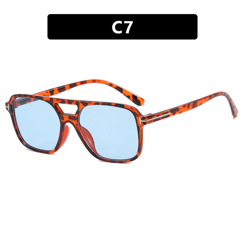 Ladies elegant geometric sunglasses with stylish frame Bowlift