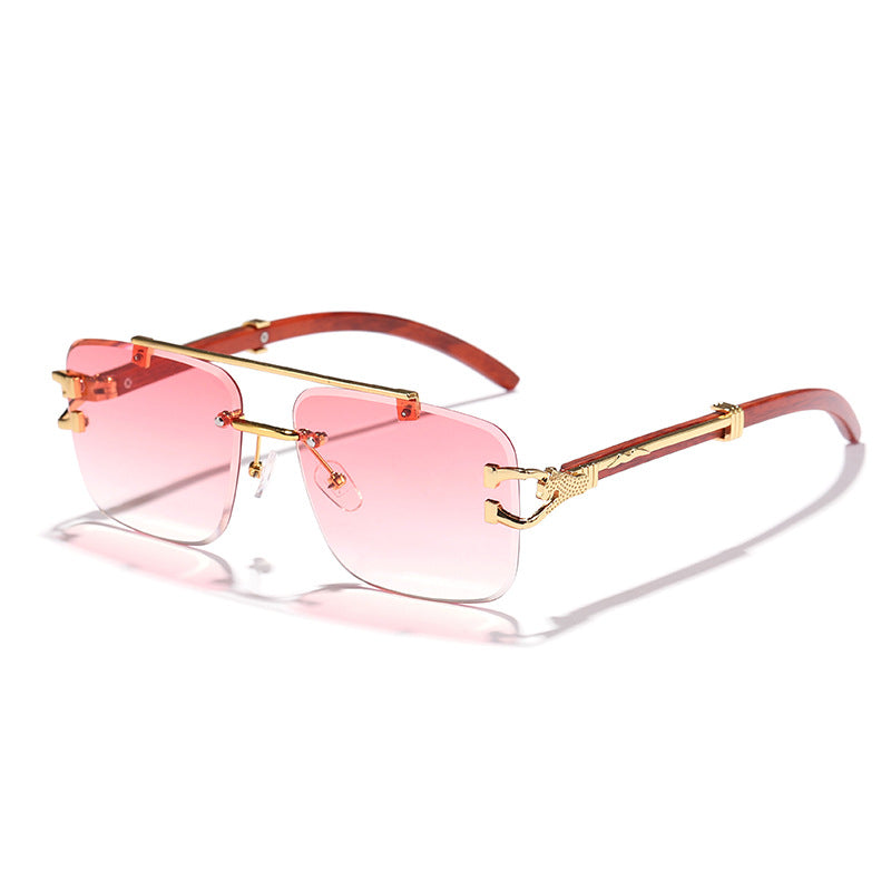 Women's stylish square sunglasses with luxurious metal frame Bowlift