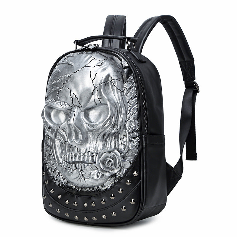 Stylish backpack with skull design Bowlift