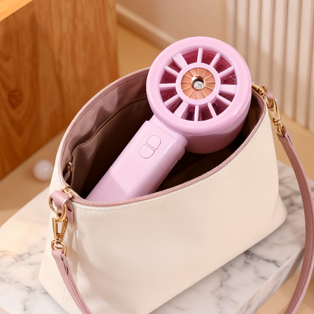 Women's Portable Mini Mist Fan with USB Connection Bowlift