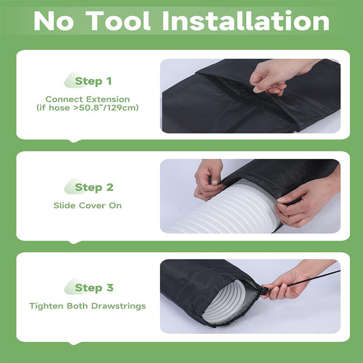 Insulating air hose cover Bowlift