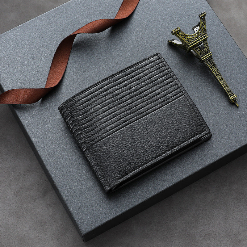 Textured Leather Card Case Bowlift