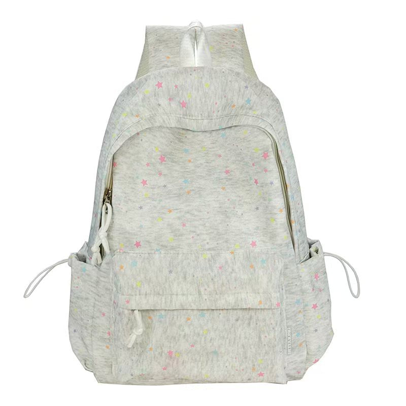 Stylish Star-Patterned Backpack Bowlift