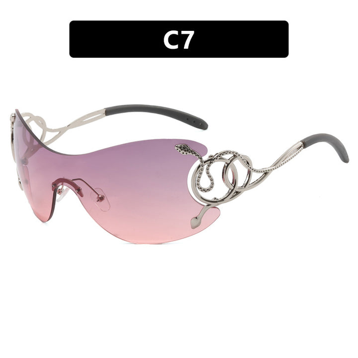 Women’s futuristic sunglasses with playful design Bowlift
