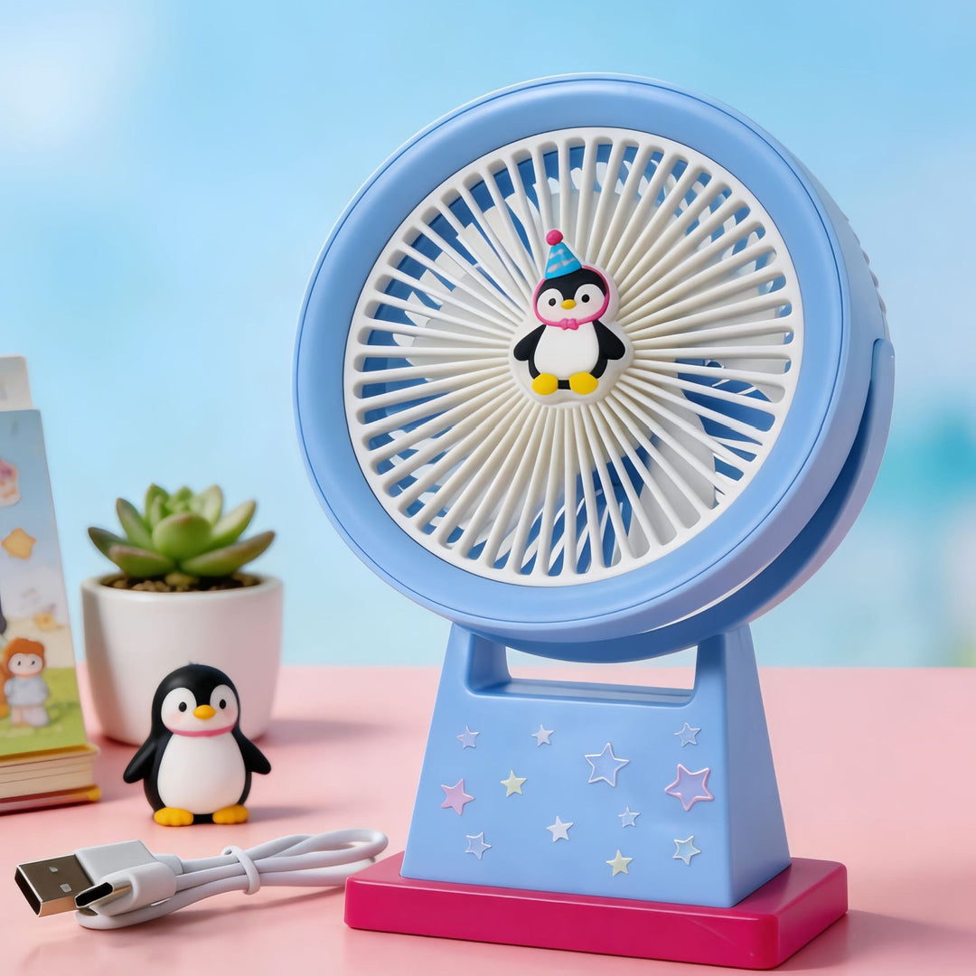 Ladies Funny Table Fan in Creative Animal Design Bowlift