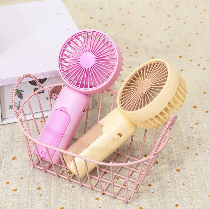 Women's Portable Mini Fan with USB Charging and Ergonomic Design Bowlift