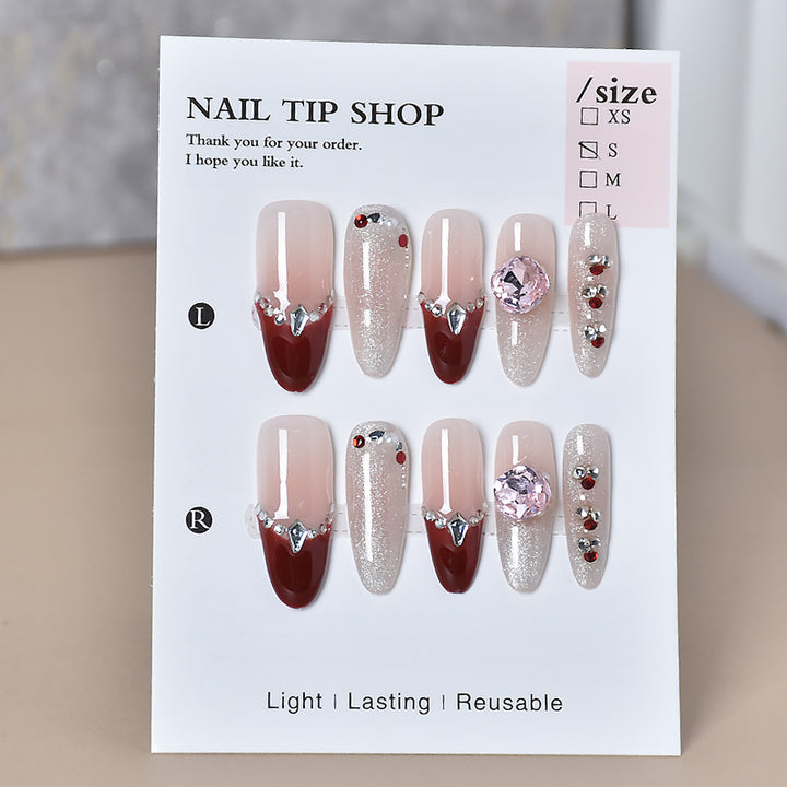 Decorative Animal Print Press-On Nail Set Bowlift