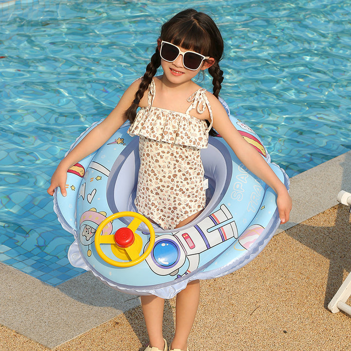 Ladies Inflatable Swim Ring with Safety Control Bowlift
