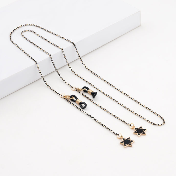 Elegant Geometric Eyewear Chain Bowlift