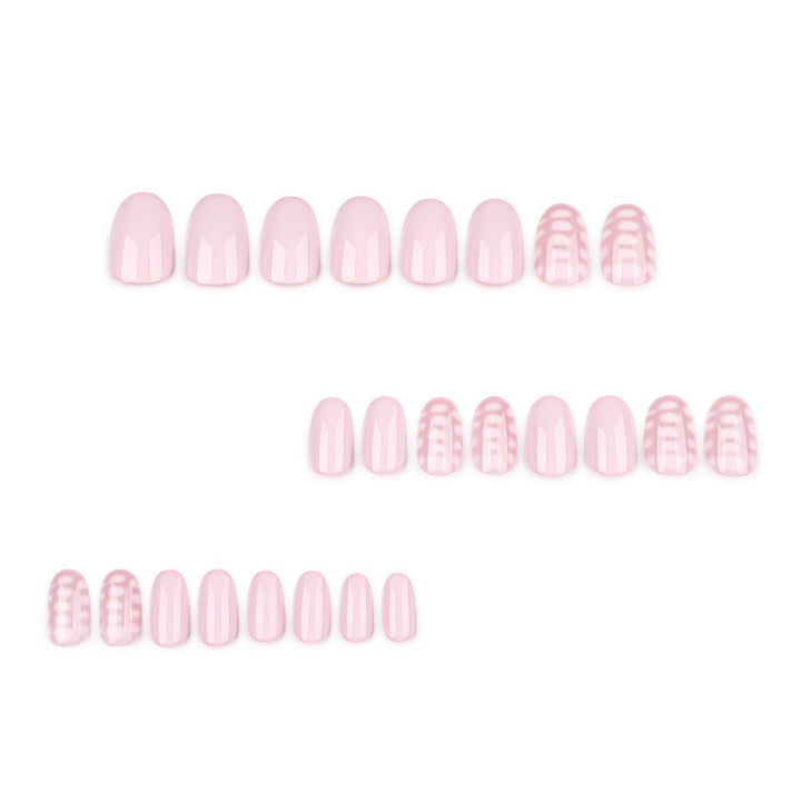 Artistic nail art with elegant lines and delicate design Bowlift