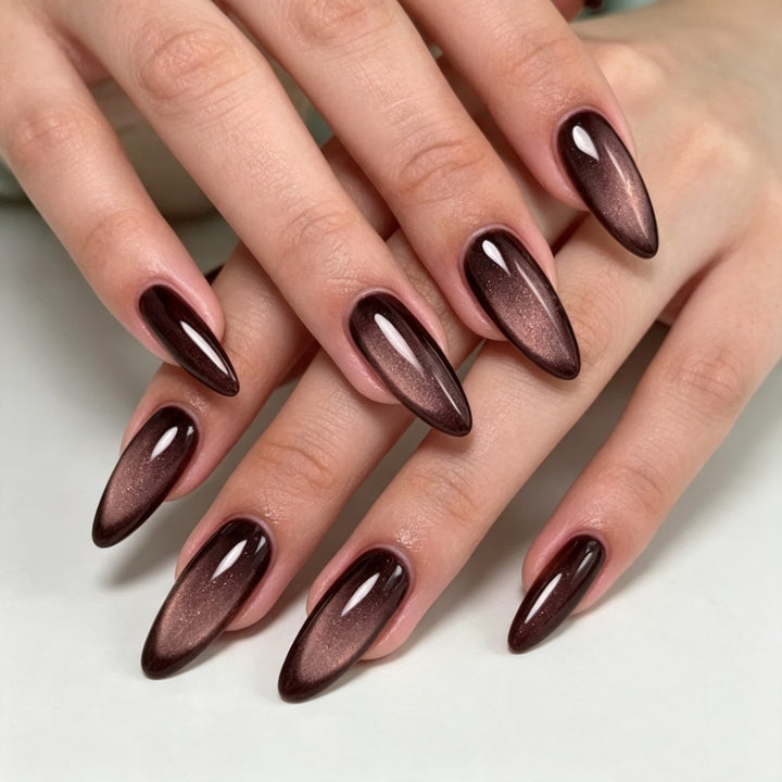 Radiant Glossy Press-On Nail Set Bowlift