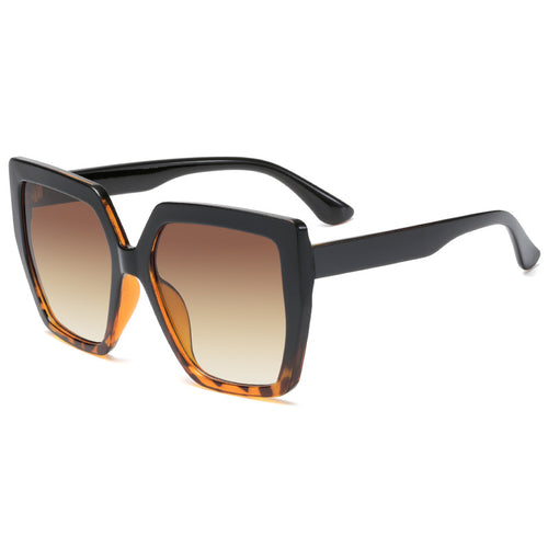 Women’s fashionable transparent sunglasses with square lenses Bowlift