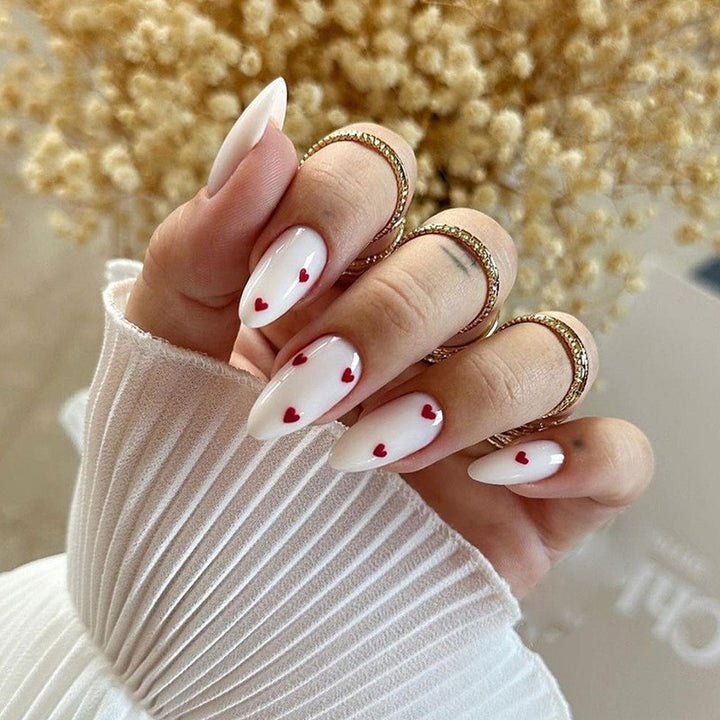 Elegant Floral Bow Press-On Nail Tips Bowlift