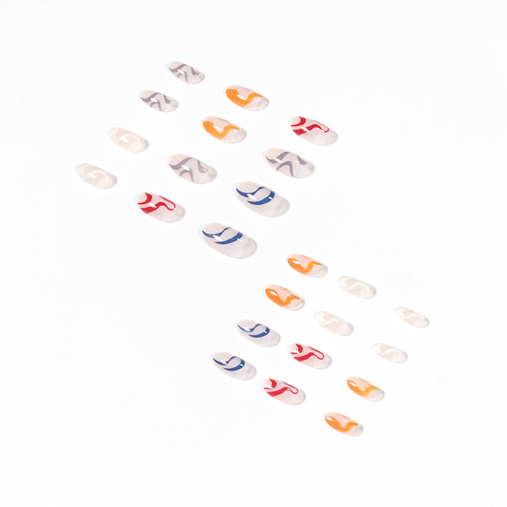 Artistic Nail Art with Abstract Designs Bowlift