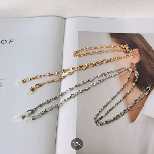 Decorative Crystal Eyewear Chain Bowlift