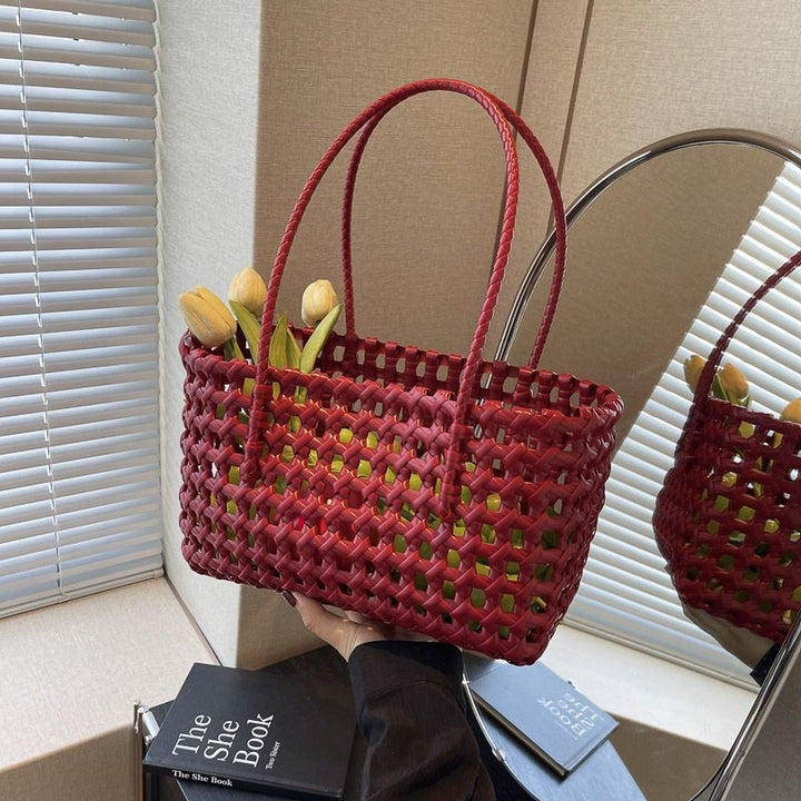 Braided basket bag Bowlift