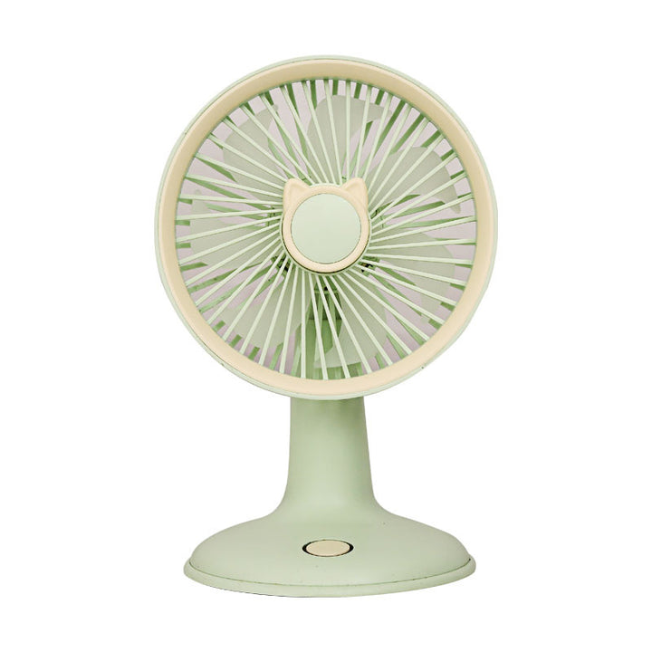 Ladies Portable Mini Fan in Playful Cat Design Bowlift