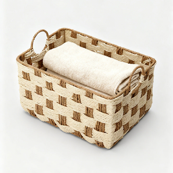 Basket with decorative honeycomb design Bowlift