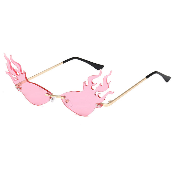 Women's fashionable sunglasses with flame-shaped design Bowlift