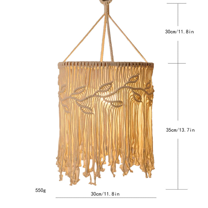 Macrame Hanging Lamp