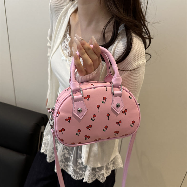 Playful Cherry Print Handbag Bowlift