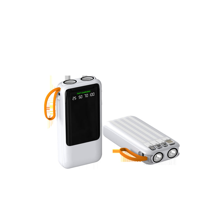 Portable power bank with LED display and intelligent fast charging function Bowlift