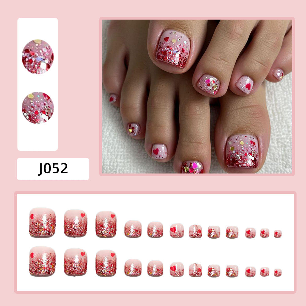 Festive Toenail Art Bowlift