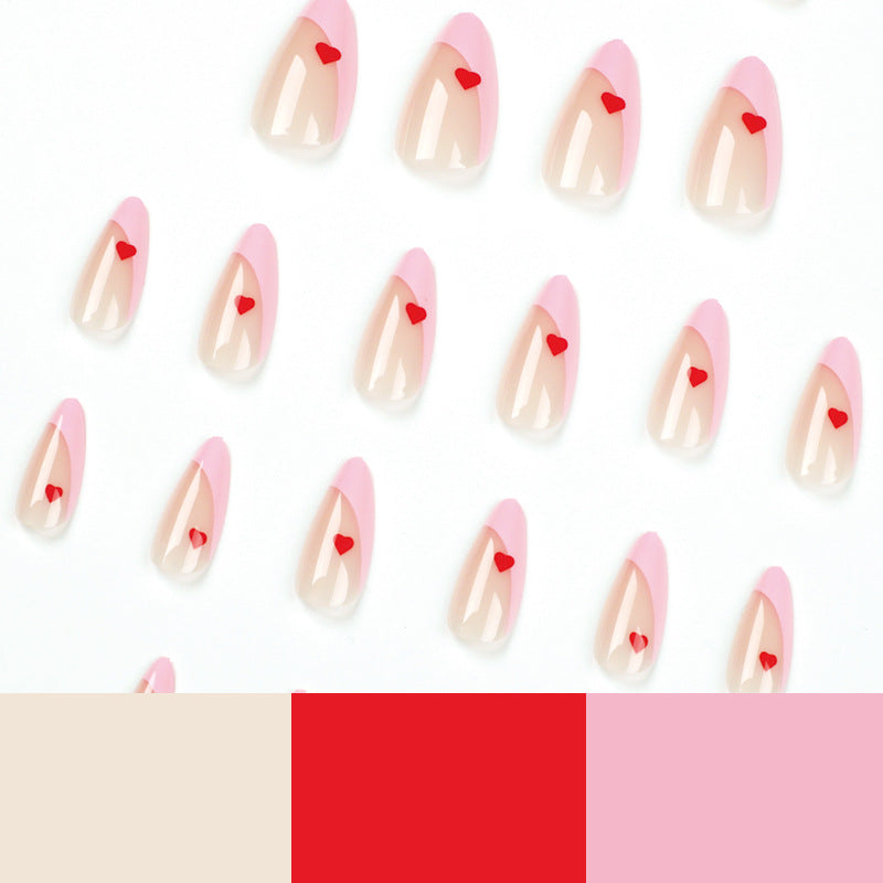 Artistic Nail Designs with Heart Accents Bowlift