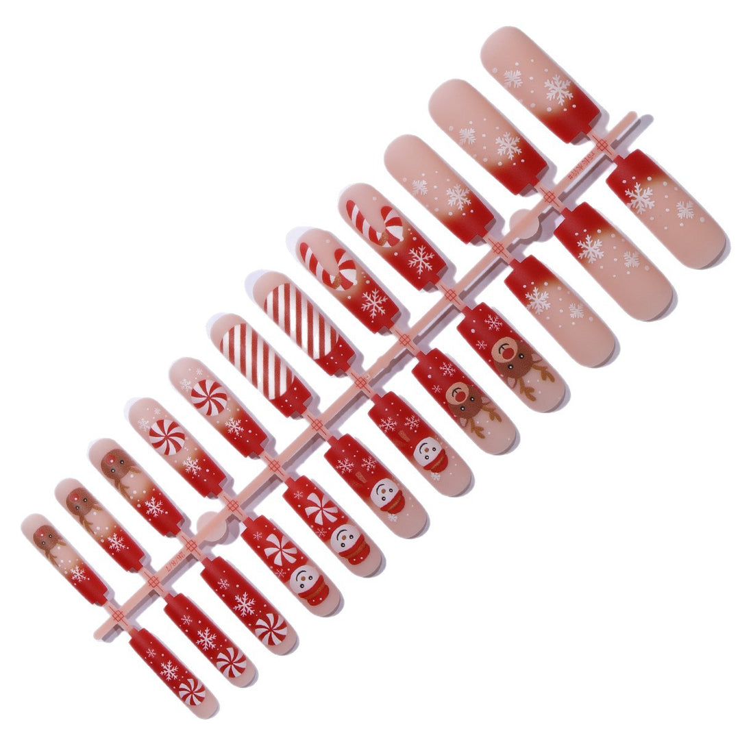 Festive 3D Holiday Nail Art Set Bowlift