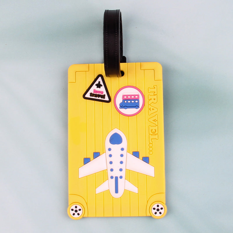 Fun Airplane-Themed Luggage Tag Bowlift