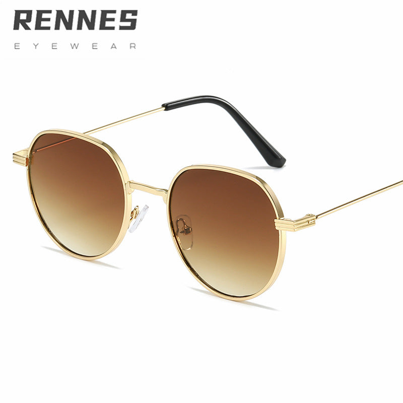Women's Stylish Round Designer Sunglasses Bowlift