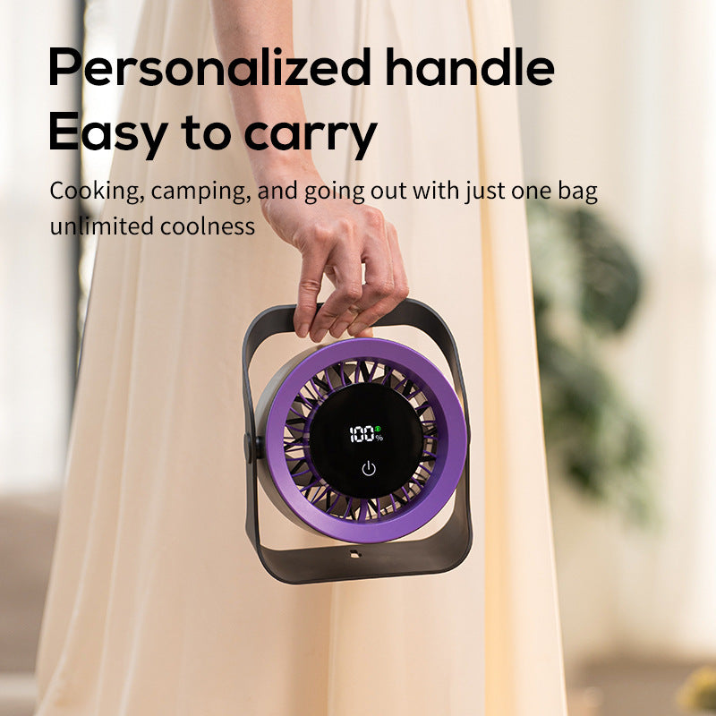 Unisex Compact Digital Personal Fan Bowlift