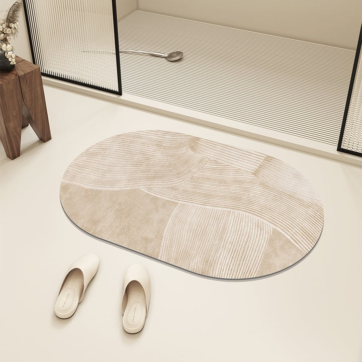 Unisex Non-Slip Memory Foam Bath Mat Bowlift