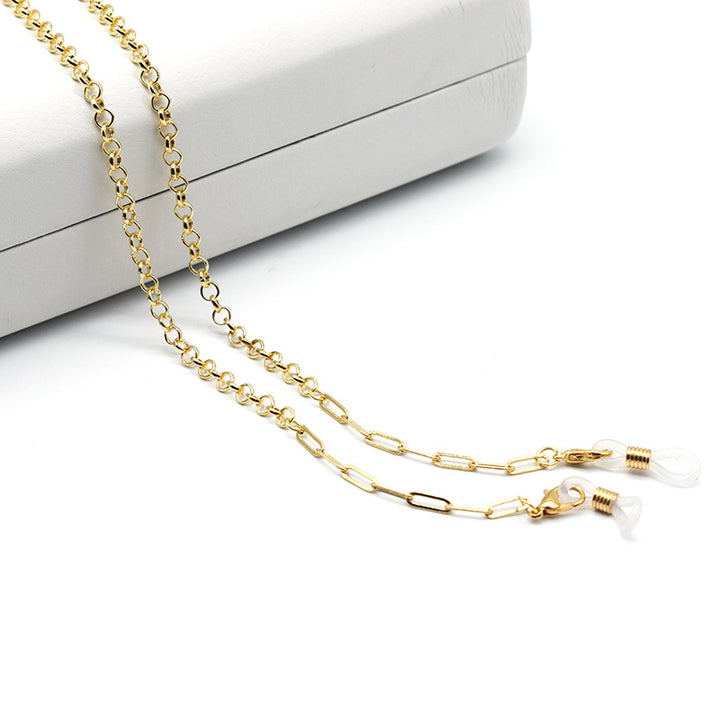 Elegant Metal Link Eyewear Chain Bowlift